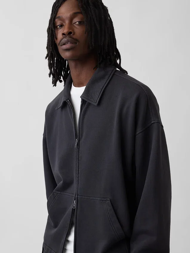 Adult Heavyweight Oversized Zip Jacket