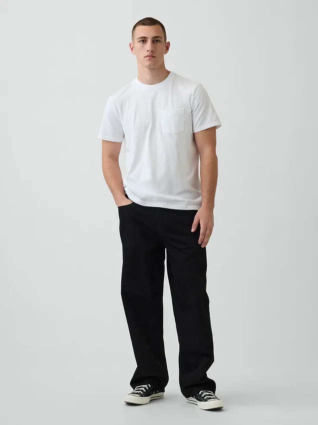 Adult Organic Cotton Pocket T-Shirt