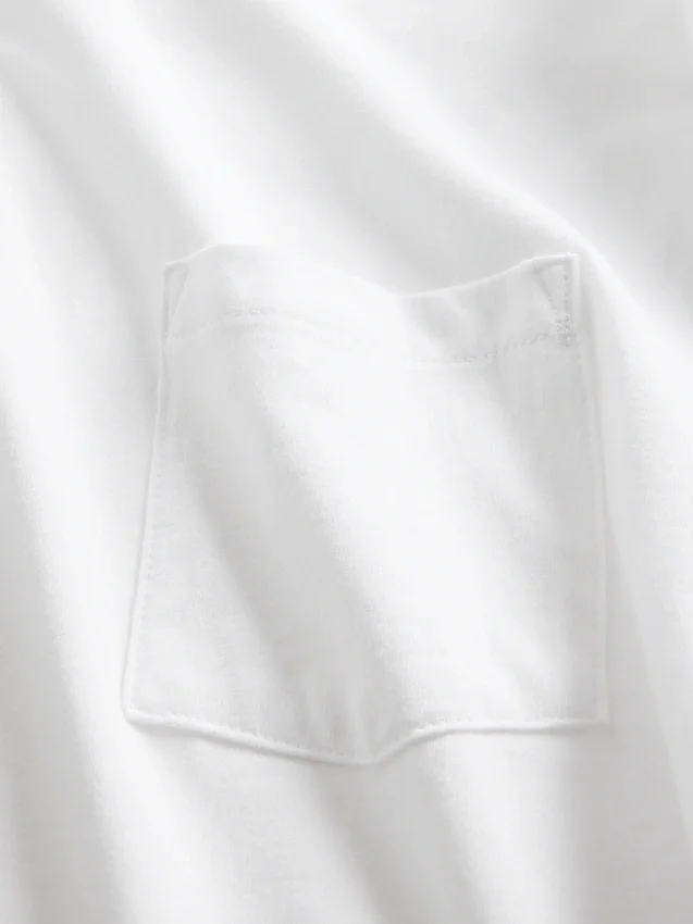Adult Organic Cotton Pocket T-Shirt