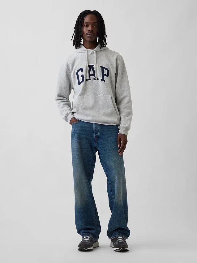 Adult Vintagesoft Arch Logo Hoodie