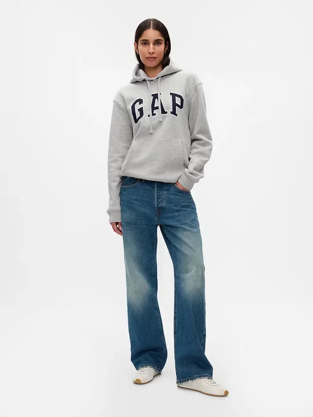 Adult Vintagesoft Arch Logo Hoodie