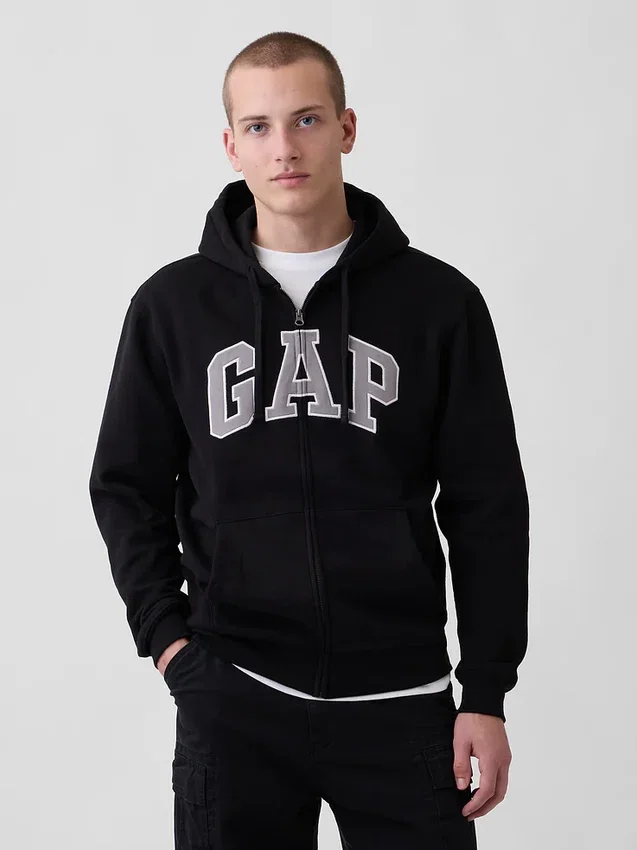Adult Vintagesoft Arch Logo Zip Hoodie
