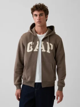 Adult Vintagesoft Arch Logo Zip Hoodie