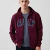 Adult Vintagesoft Arch Logo Zip Hoodie
