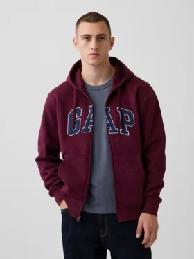 Adult Vintagesoft Arch Logo Zip Hoodie