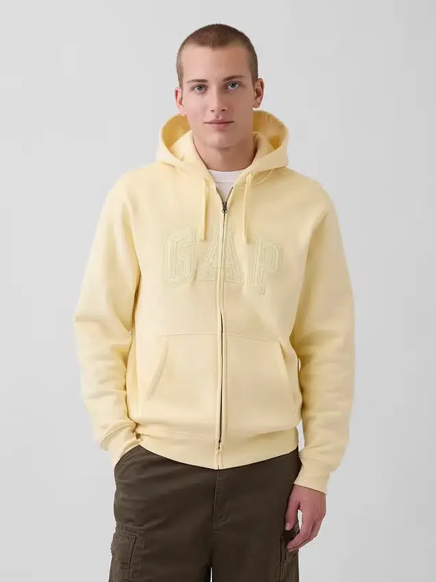 Adult Vintagesoft Arch Logo Zip Hoodie