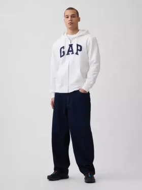 Adult Vintagesoft Arch Logo Zip Hoodie