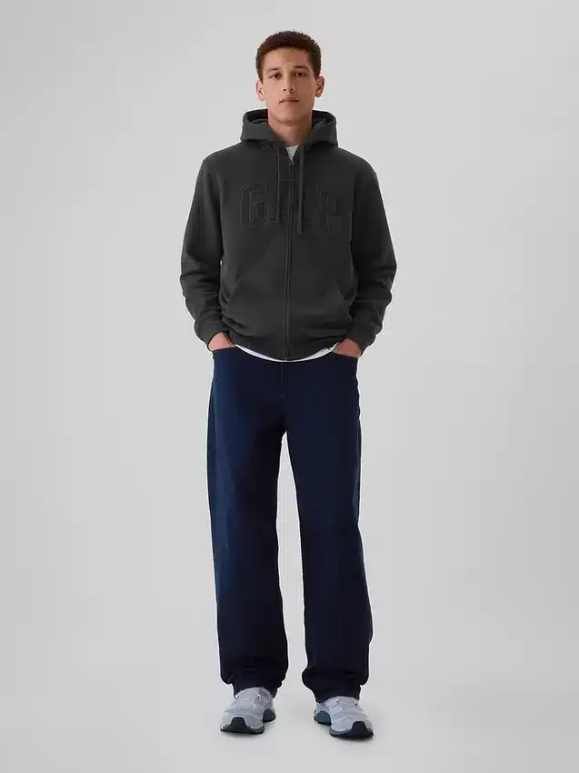 Adult Vintagesoft Arch Logo Zip Hoodie