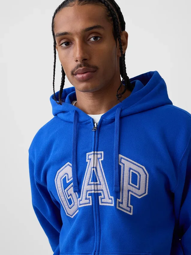 Adult Vintagesoft Arch Logo Zip Hoodie