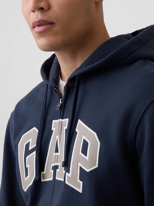 Adult Vintagesoft Arch Logo Zip Hoodie