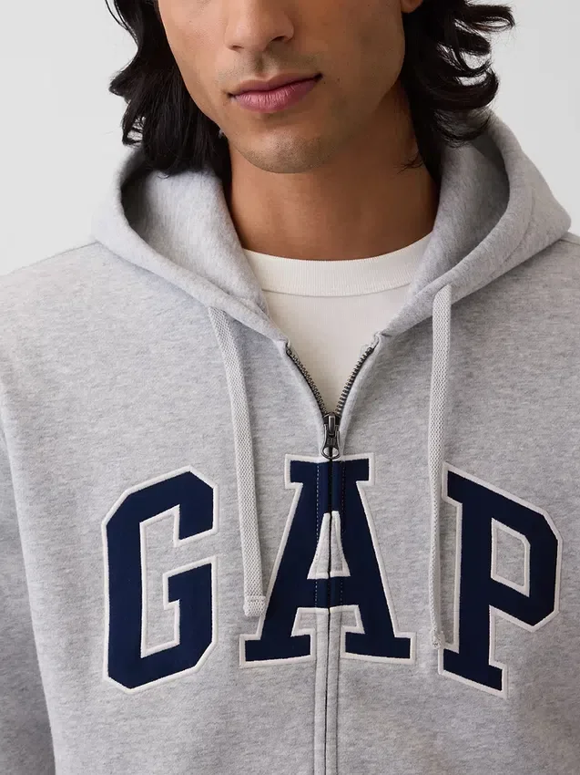 Adult Vintagesoft Arch Logo Zip Hoodie