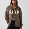 Adult Vintagesoft Arch Logo Zip Hoodie