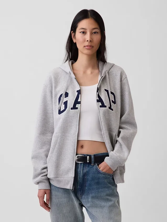 Adult Vintagesoft Arch Logo Zip Hoodie