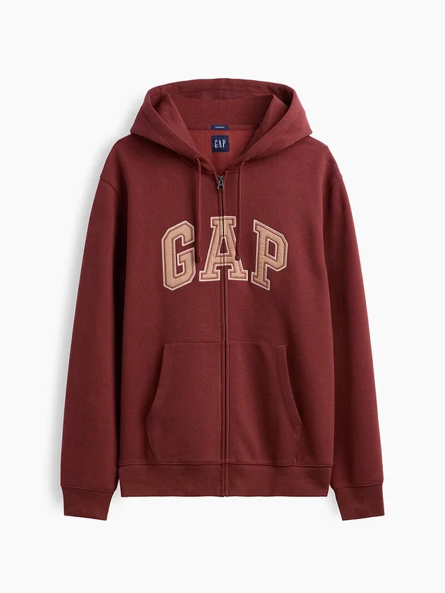 Adult Vintagesoft Arch Logo Zip Hoodie