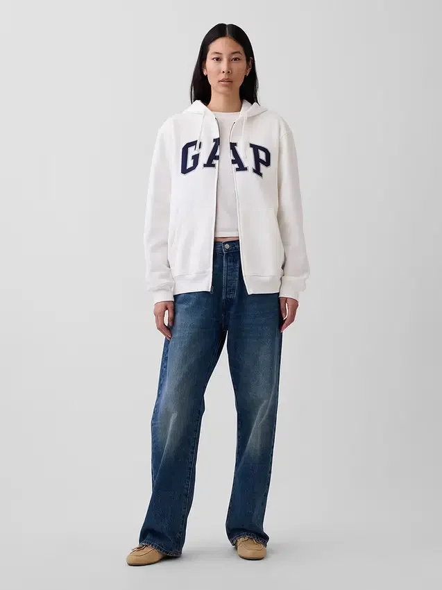 Adult Vintagesoft Arch Logo Zip Hoodie