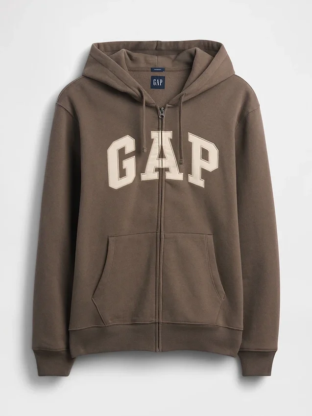 Adult Vintagesoft Arch Logo Zip Hoodie