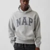 Adult Vintagesoft Nap Logo Hoodie