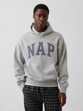 Adult Vintagesoft Nap Logo Hoodie