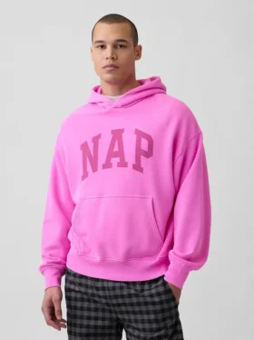 Adult Vintagesoft Nap Logo Hoodie