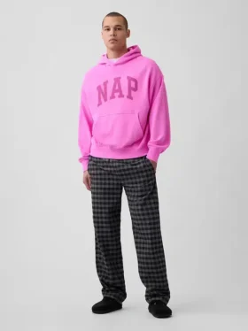 Adult Vintagesoft Nap Logo Hoodie