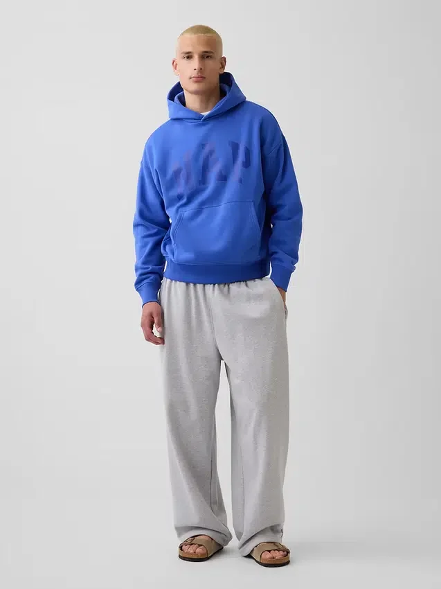 Adult Vintagesoft Nap Logo Hoodie