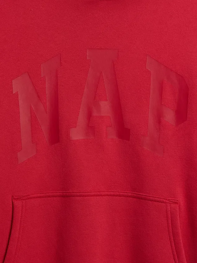 Adult Vintagesoft Nap Logo Hoodie
