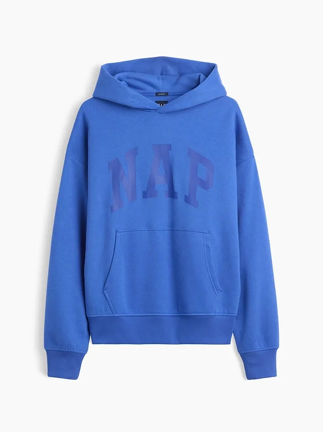 Adult Vintagesoft Nap Logo Hoodie