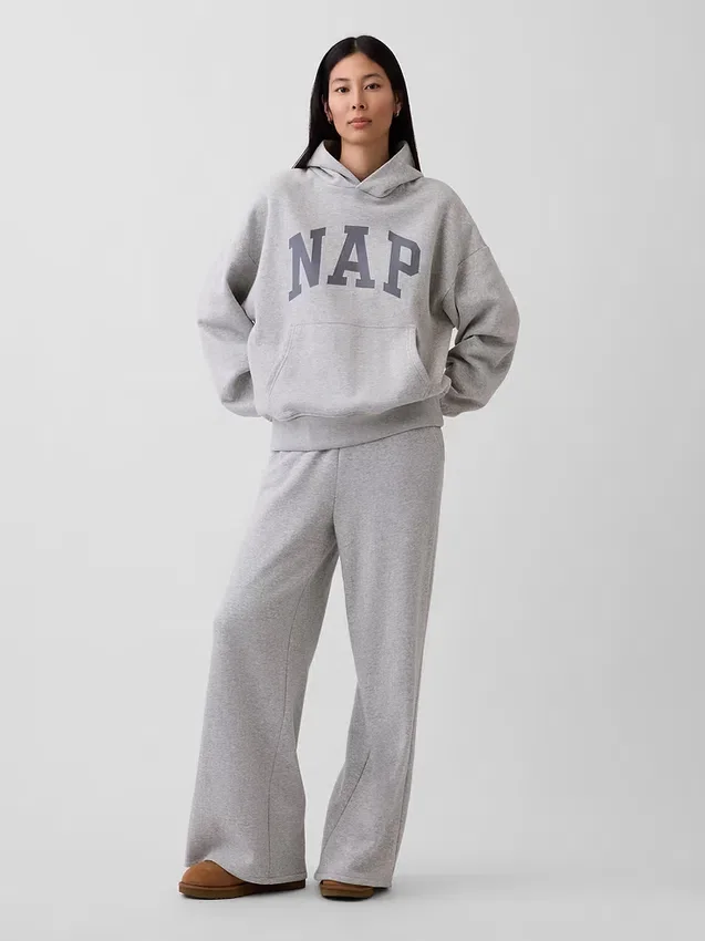 Adult Vintagesoft Nap Logo Hoodie