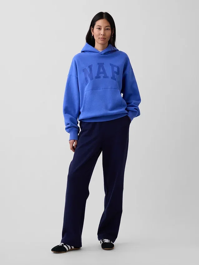 Adult Vintagesoft Nap Logo Hoodie
