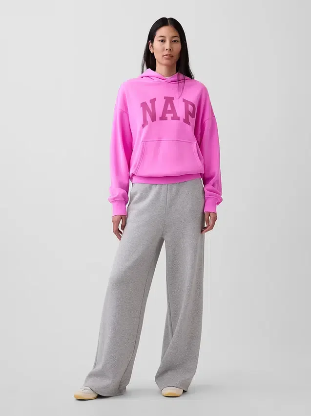 Adult Vintagesoft Nap Logo Hoodie