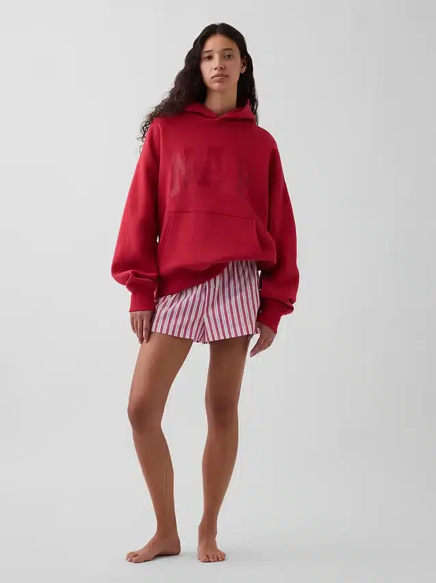 Adult Vintagesoft Nap Logo Hoodie