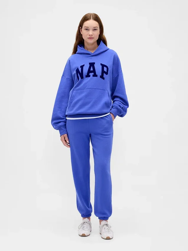 Adult Vintagesoft Nap Logo Hoodie