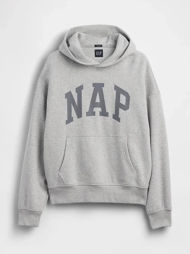 Adult Vintagesoft Nap Logo Hoodie