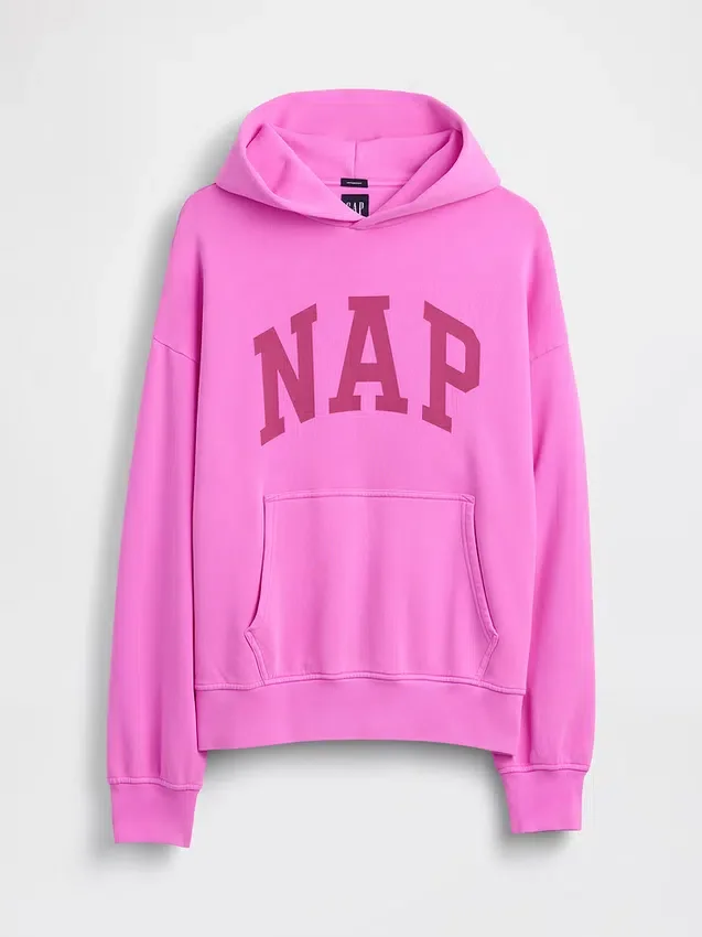 Adult Vintagesoft Nap Logo Hoodie