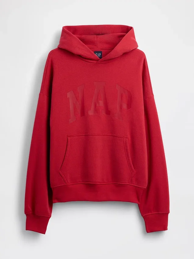 Adult Vintagesoft Nap Logo Hoodie
