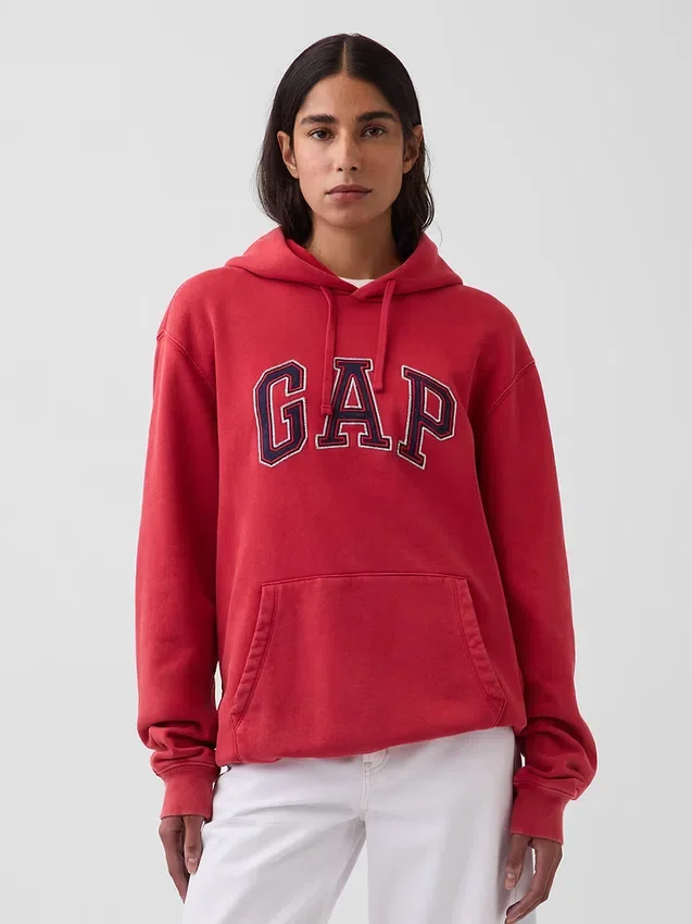 Adult Vintagesoft Relaxed Logo Hoodie