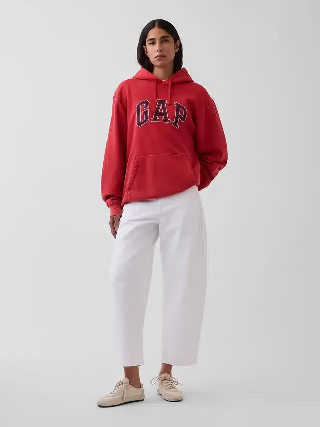 Adult Vintagesoft Relaxed Logo Hoodie