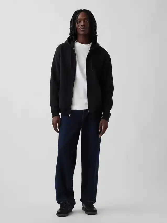 Adult Vintagesoft Relaxed Zip Hoodie