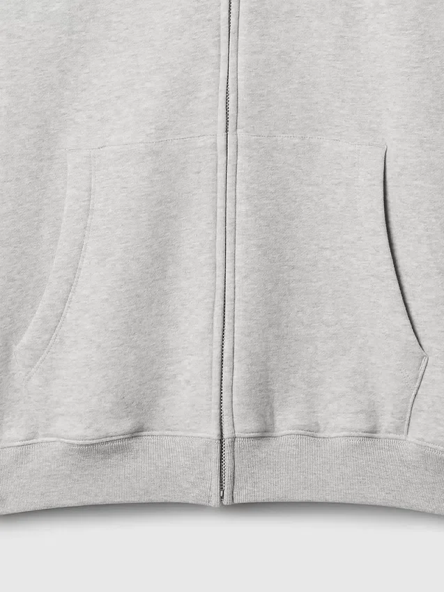Adult Vintagesoft Relaxed Zip Hoodie