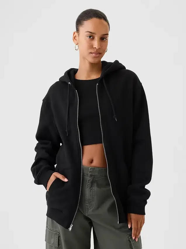 Adult Vintagesoft Relaxed Zip Hoodie