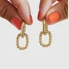 Ana Luisa Ash Double Hoop Earrings