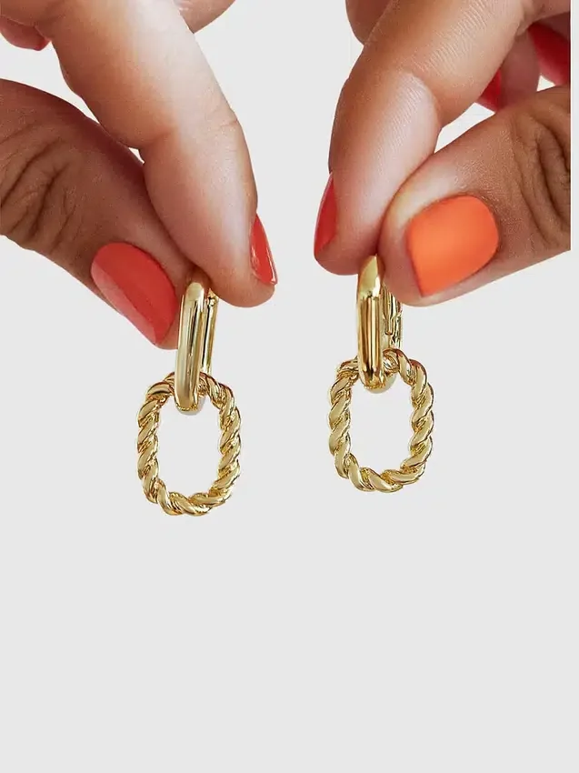 Ana Luisa Ash Double Hoop Earrings