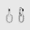 Ana Luisa Ash Silver Double Hoop Earrings