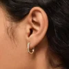Ana Luisa Brynley Mini Micropave Gold Hoops