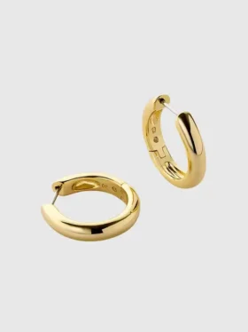 Ana Luisa Giulia Medium Hoop Earrings