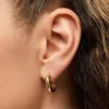 Ana Luisa Giulia Medium Hoop Earrings