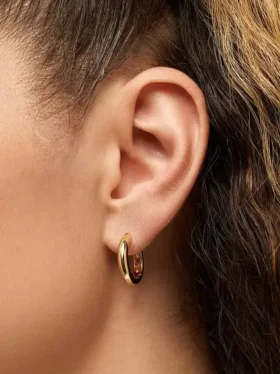 Ana Luisa Giulia Medium Hoop Earrings