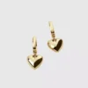 Ana Luisa Jessica Puffed Heart Hoops