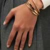 Ana Luisa Selena Gold Bangle Bracelet