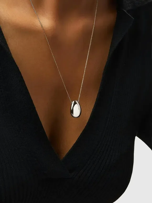 Ana Luisa Silver Mini Pebble Necklace